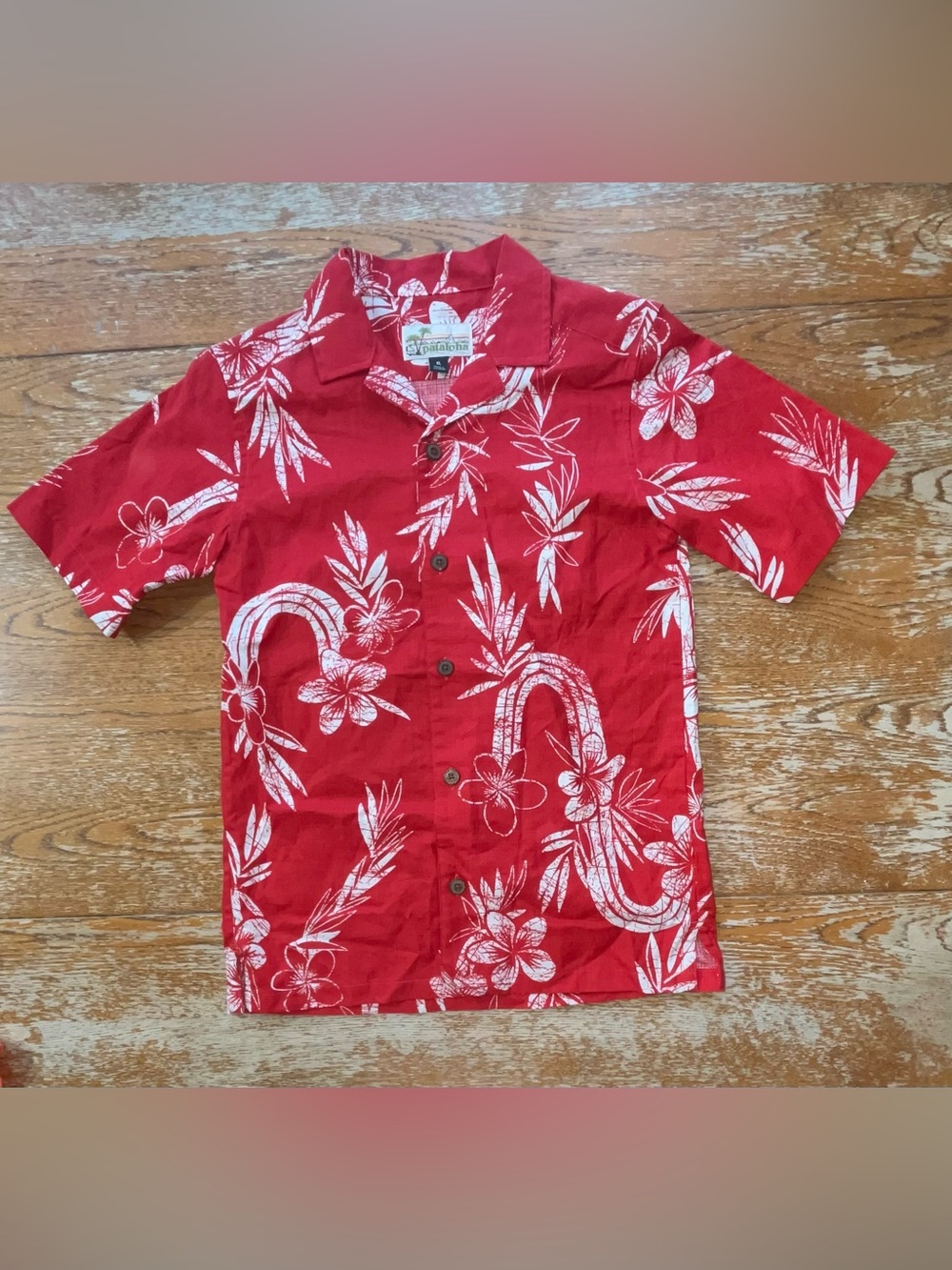 NWNT Pataloha Patagonia Worn Wear
Button Up Shirt Size XL Youth Boys